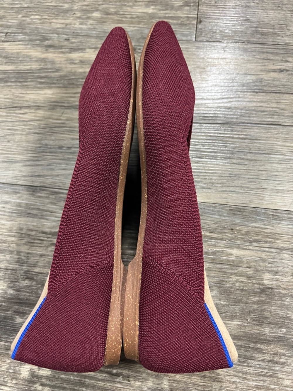 NWT Rothy’s Maroon Red Pointed Flats - Picture 2 of 5